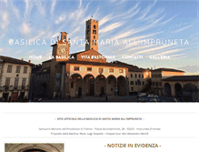Tablet Screenshot of basilicaimpruneta.org